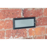 Recessed Step Light in Black