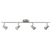 Four Light Spot Light in Satin Chrome