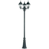 Outdoor Post Lantern in Black