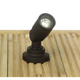 Directional Deck Uplight in Painted Metal