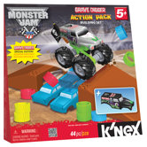 Monster Jam Grave Digger Action Pack Building Set
