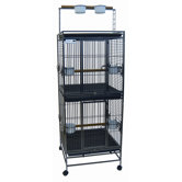 Play Top Wrought Iron Double Bird Cage
