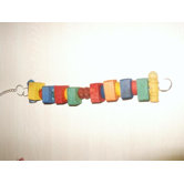 Small Square Wooden Bar Bird Toy