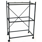 Three Shelf Stand for Medium Bird Breeding Cage