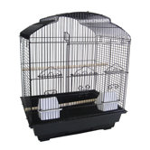 3/8" Bar Spacing Shell Top Small Bird Cage