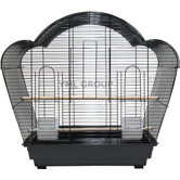 1/2" Bar Spacing Shell Top Small Bird Cage