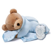 Slumber Bear with Silkie Blanket in Ice Blue