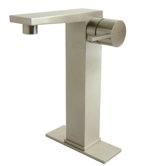 Contemporary Single Hole Bathroom Faucet with Single Handle