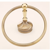 Erie Towel Ring in Antique Brass / Millennium Brass