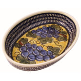 11" Oval Baking Pan - Pattern DU8