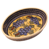 12" Oval Baking Pan - Pattern DU8