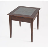 Slate Top End Table