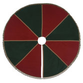 Holiday Folkloric Gable Trim Tree Skirt