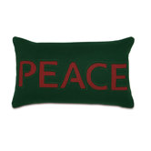 Home For The Holidays Peace Decorative Pillow