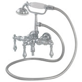 400 Series Solid Brass Bath Tub Faucet with Straight Arms