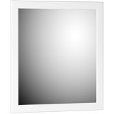 Simplicity 32" x 30" Rounded Edge Framed Mirror