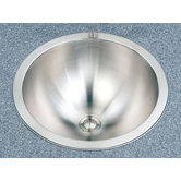 Club Topmount Conical Bathroom Sink in Satin