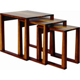 Magnolia 3 Piece Bamboo Nesting Tables