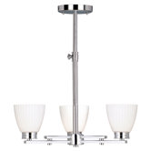 Wallingford 3 Light Chandelier in Chrome