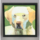 Golden Lab Original Oil Painting
