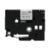 P-Touch Tze Standard Adhesive Laminated Labeling Tape, 1W