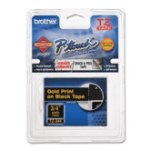 P-Touch Tze Standard Adhesive Laminated Labeling Tape, 3/4W