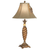 Kathy Ireland Essentials Onyx Splendor Table Lamp in Roman Bronze III