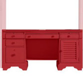 Coastal Living Computer File Desk
