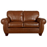 Hollander Leather Loveseat