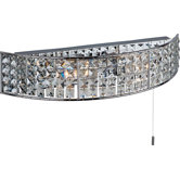 Pearl Two Light Wall Sconce in Chrome