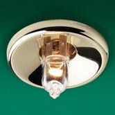 Mini Halogen Downlight in Brass