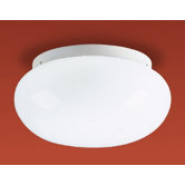 Flush Mount with Opal Glass