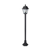 Oslo 1 Light Post Lantern in Black
