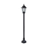 Malmo 1 Light Post Lantern in Black