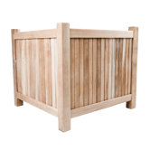 Accent Solid Teak Planter
