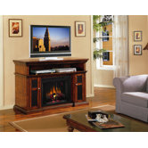Pasadena 60" TV Stand and Electric Fireplace