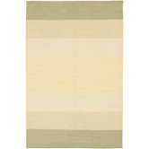 India Ivory Striped Rug