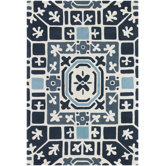 Parson Gray Designer Blue Rug