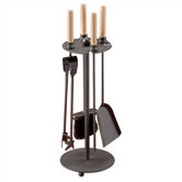 Onyx 4 Piece Iron Fireplace Tool Set