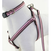 Darla Pink and Brown Dog Harness