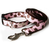 Strawberry Shake Dots Dog Collar