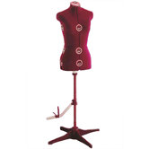 Adjustable Large Dress Form in Red