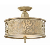 Carabel 2 Light Semi Flush Mount
