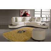 Pyrite Leather Sectional
