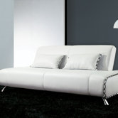 Essence Leatherette Convertible Sleeper Sofa