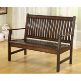 La Conchita Solid Wood Entryway Bench