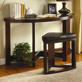 Cristel 2 Piece Console Table with Stool Set
