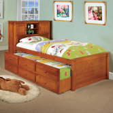 Montana Platform Captain Twin Bed with Trundle