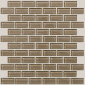 Glass Essentials Blocks Accent Tile in Chai