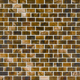 Glass Expressions Micro Blocks Accent Tile in Tortoise Shell